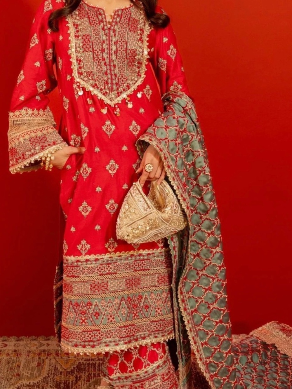 Three piece suit from Mulmul brand